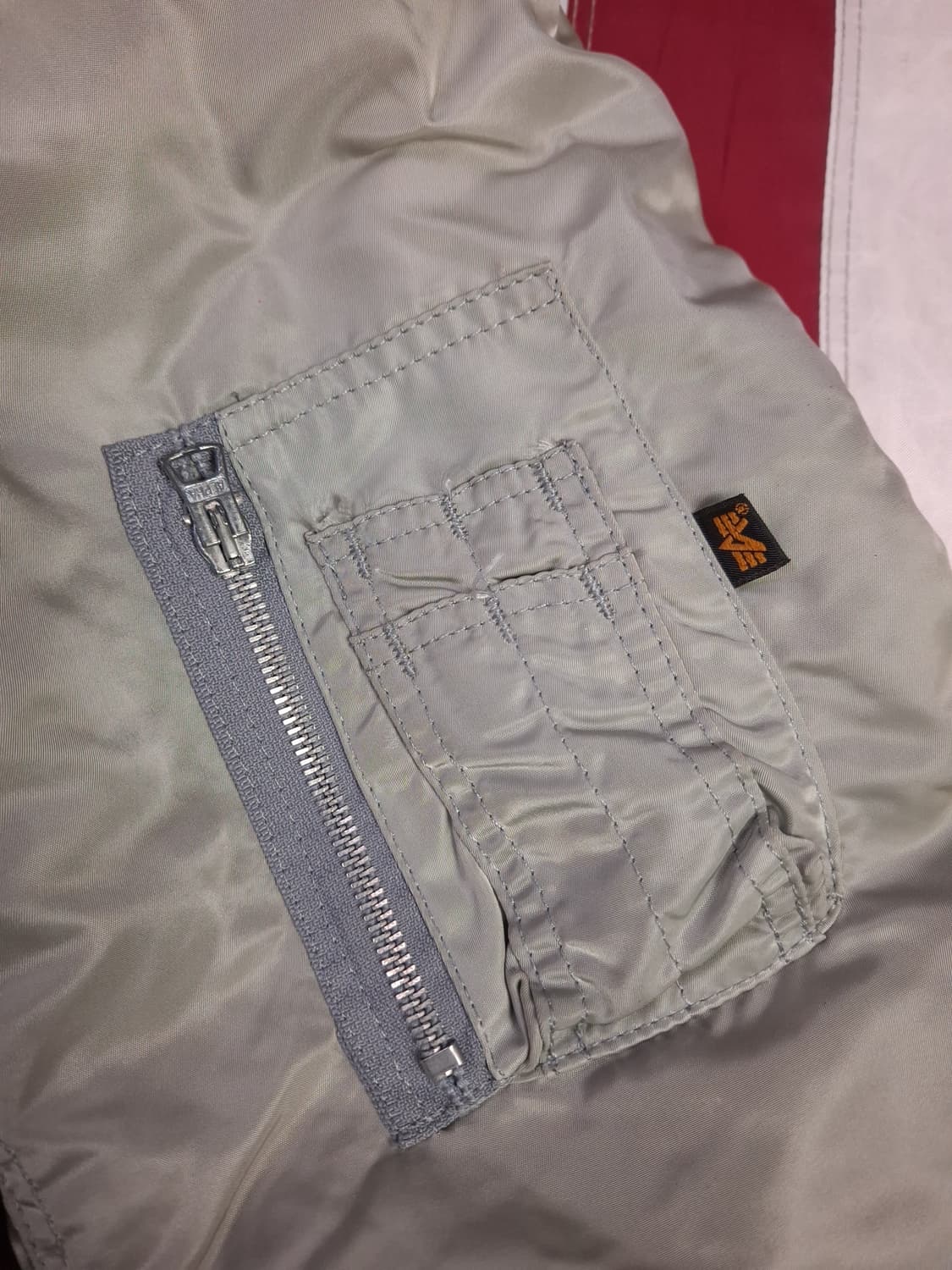 오리지날 미국제조 알파사 미공군 민수용 MA-1 항공자켓 상품이미지4