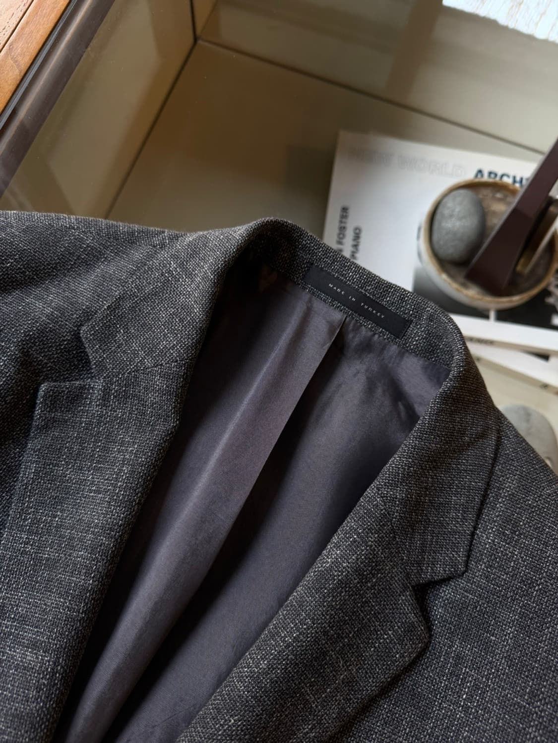 휴고보스 블랙라벨 썸머 트위드 자켓 100 상품이미지7