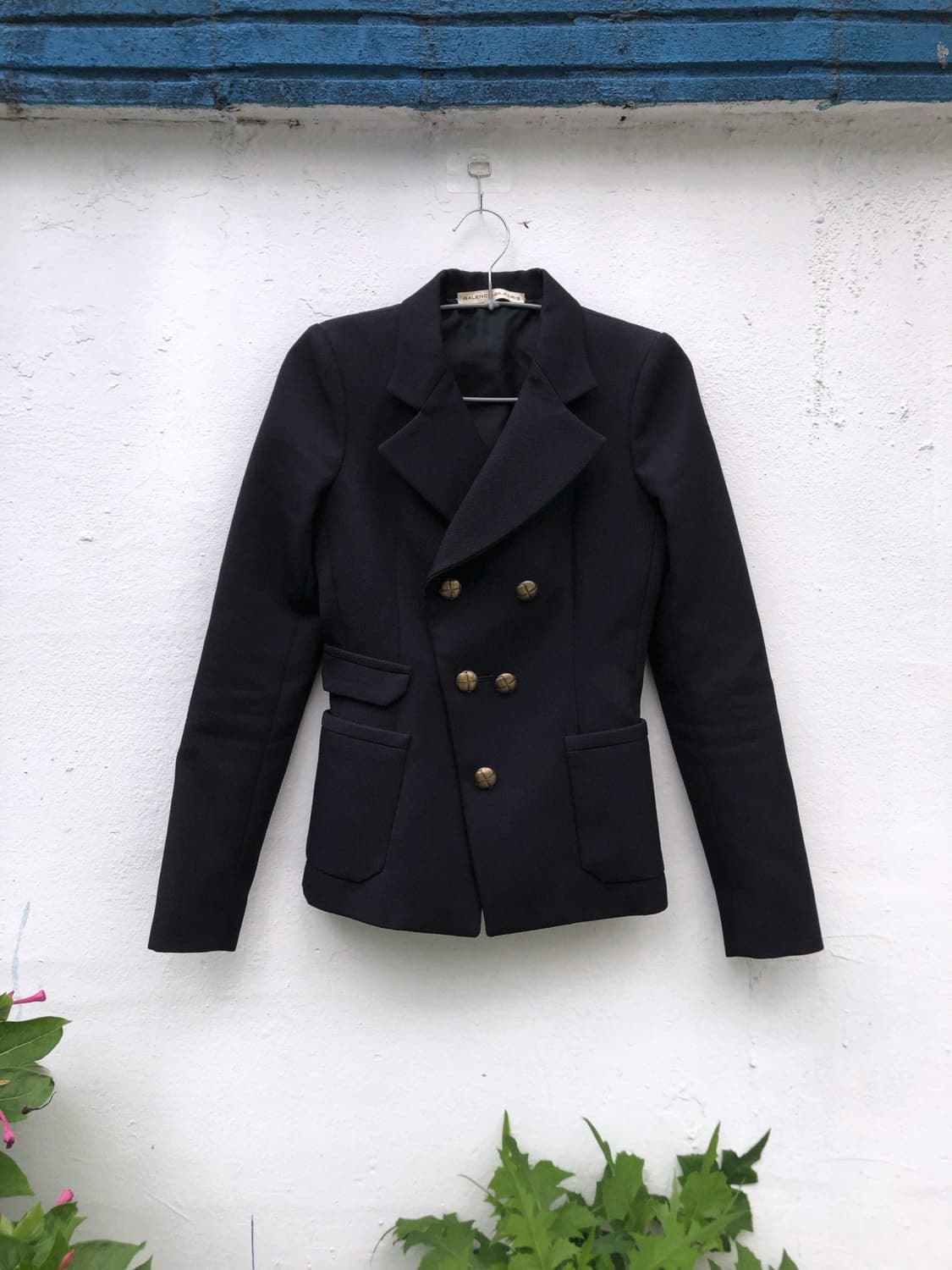 Balenciaga Gold Plate Wool Jacket 상품이미지1