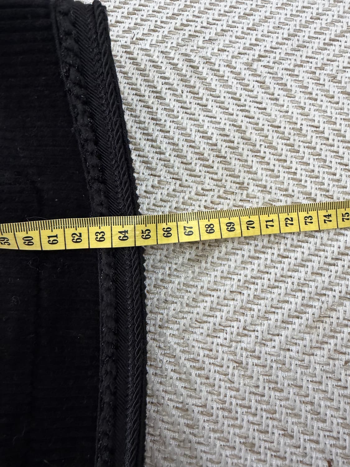 정품) 시스템 한섬 여성 블랙 코듀로이 자켓 82 상품이미지8