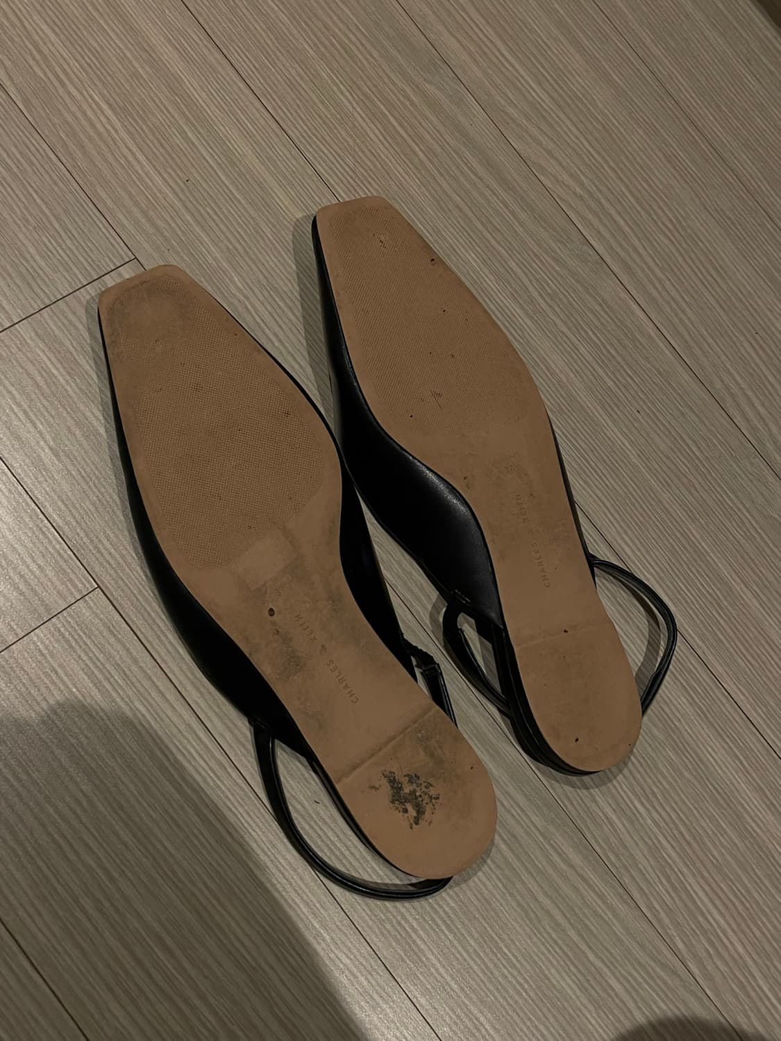 찰스앤키스 블랙 슬링백 구두 240 상품이미지3