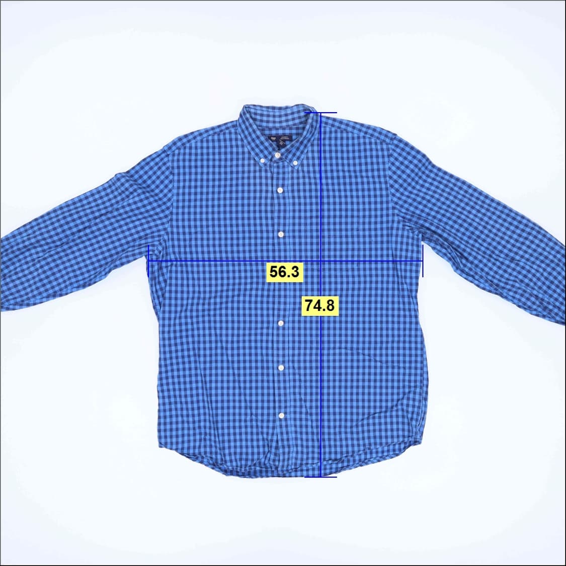 L 갭 스탠다드핏 체크셔츠 0306H1 상품이미지8