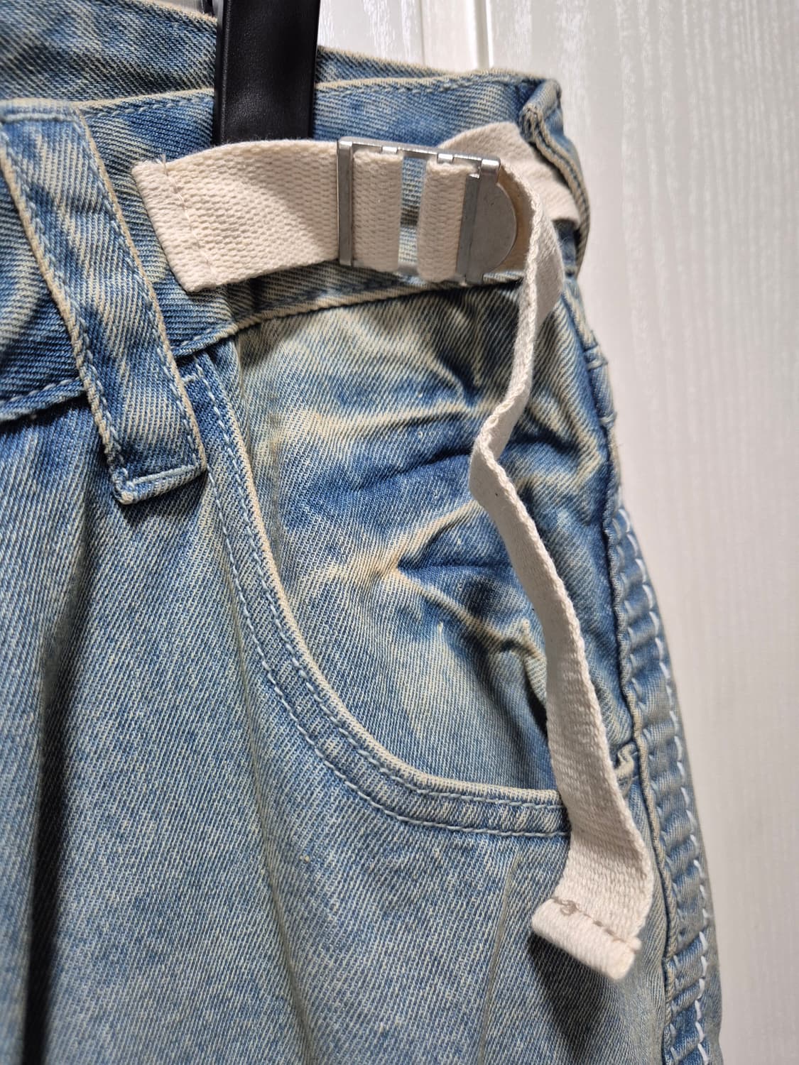 (타임세일)(새상품)트루릴리젼 카고 워싱진 데님 상품이미지7