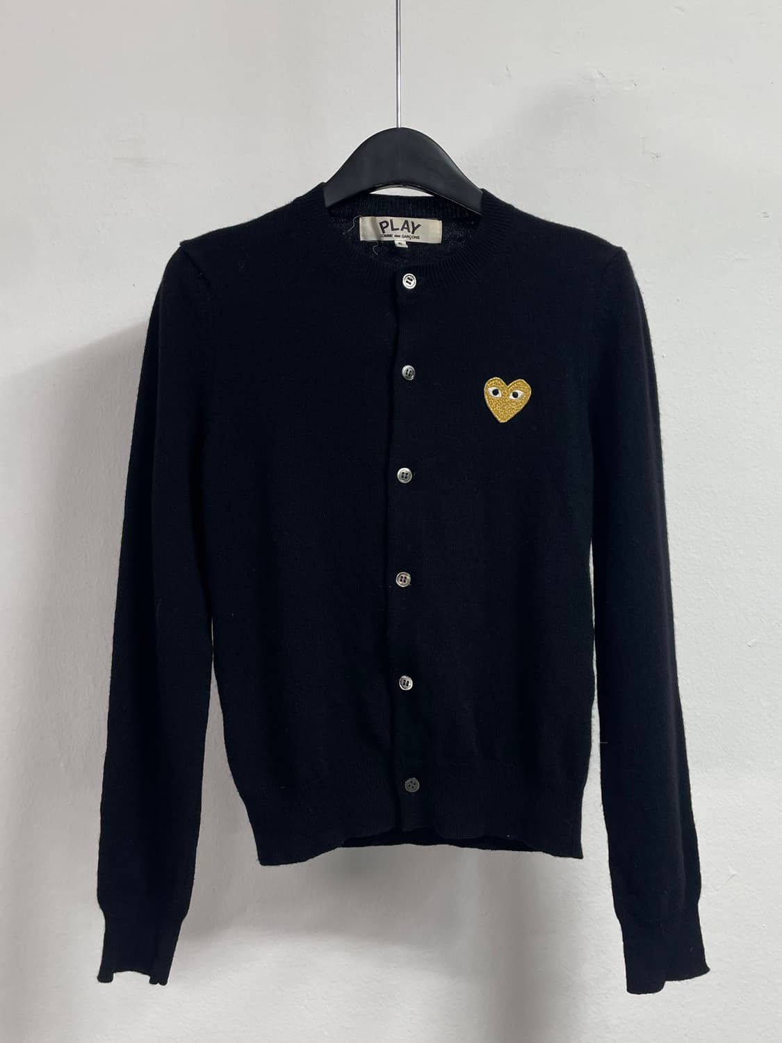 꼼데가르송 우먼스 골드와펜 울 가디건 (on.583) 상품이미지1