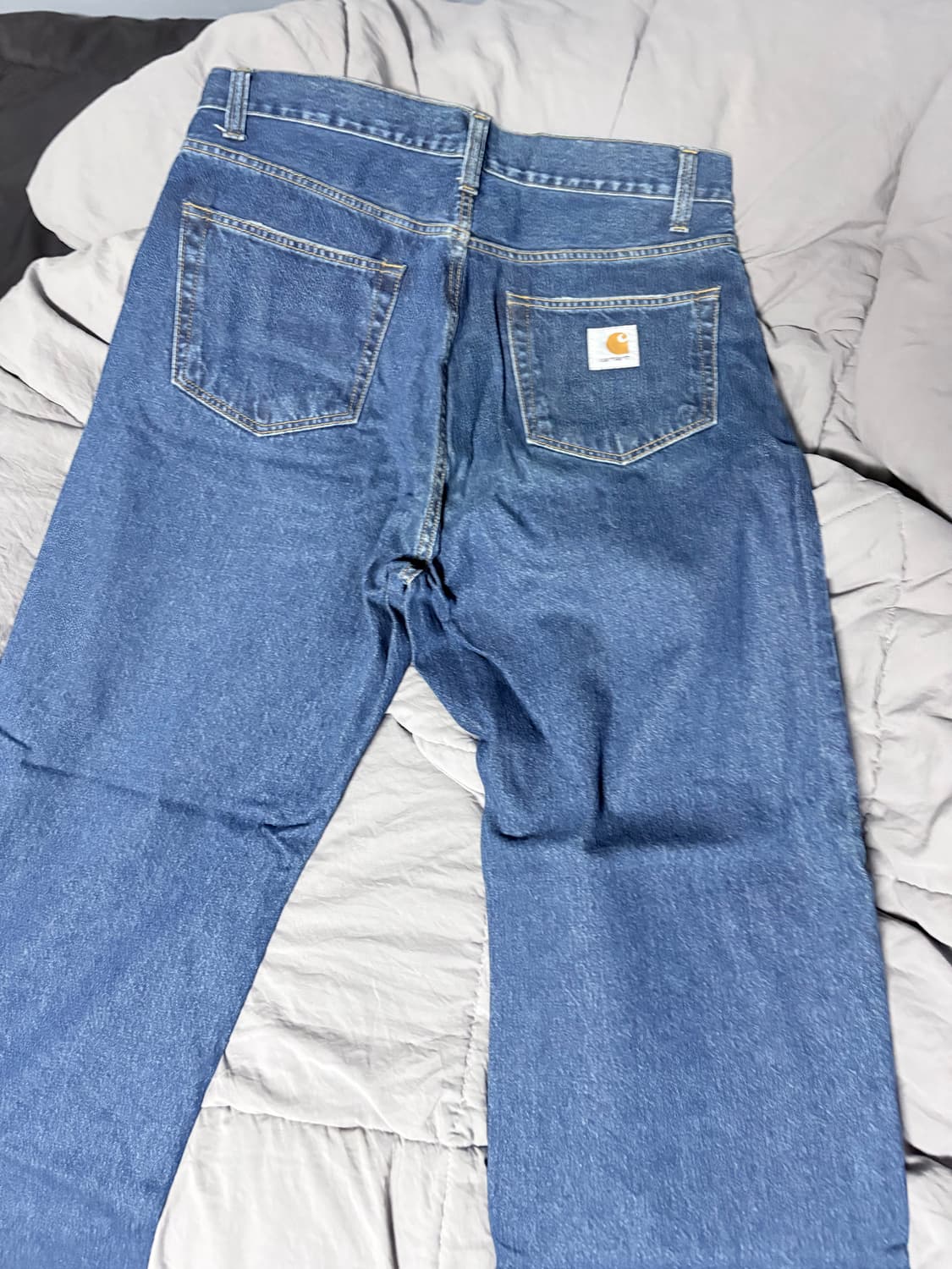 칼하트wip 랜든팬츠 중청 스톤워시 상품이미지1