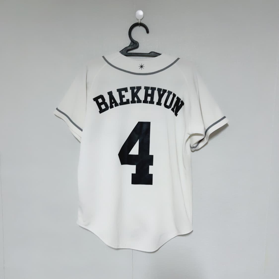 EXO 엑소 백현 크림소다 블록코어 반팔 야구져지 굿즈 상품이미지6