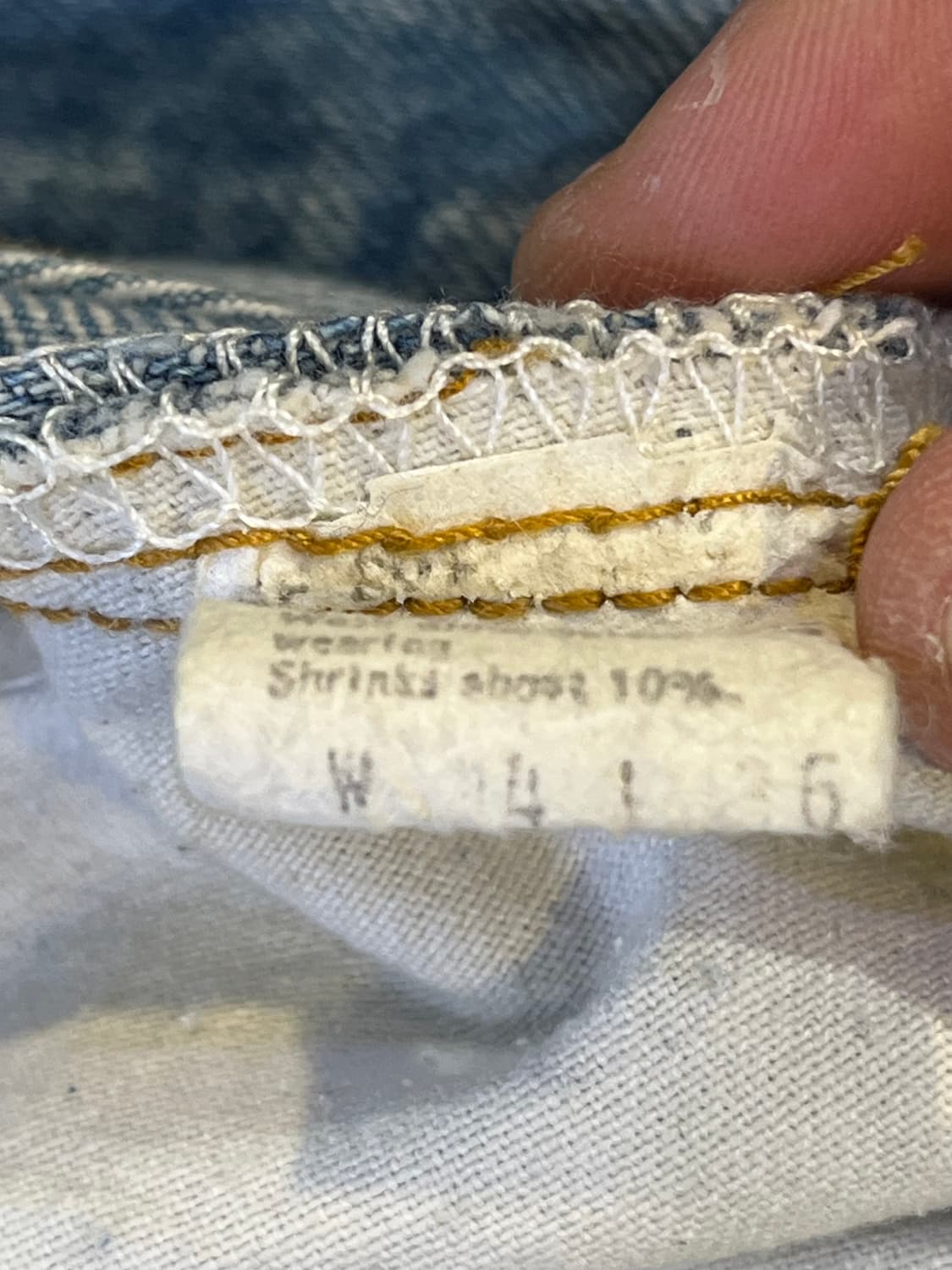 80년대 리바이스 501 셀비지(미국제) 상품이미지6