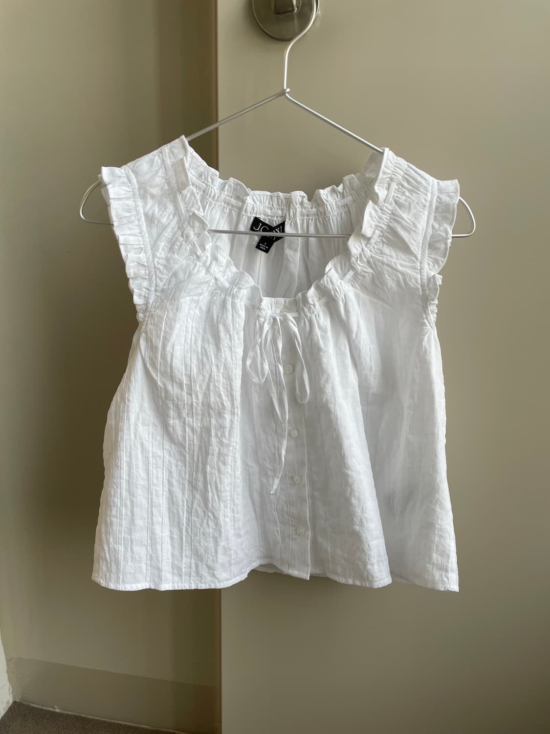 JCREW  Ruffletrim top S 상품이미지1
