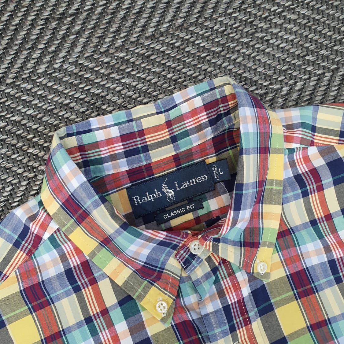 폴로 랄프로렌 긴소매 셔츠 남자105~110 상품이미지2