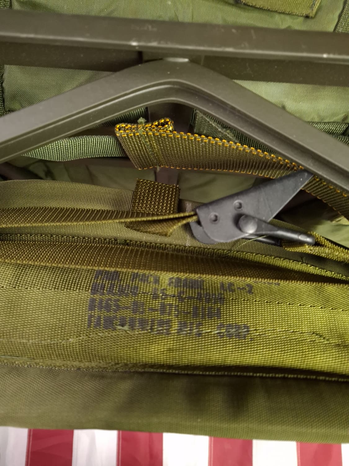 오리지날 80's 미군 지급용 엘리스 배낭 라지 풀셋트 상품이미지7