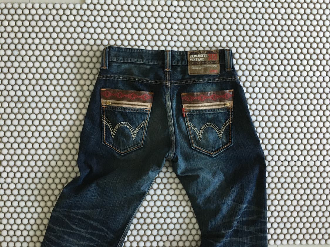 edwin) ethnic patch vintage jeans 상품이미지1