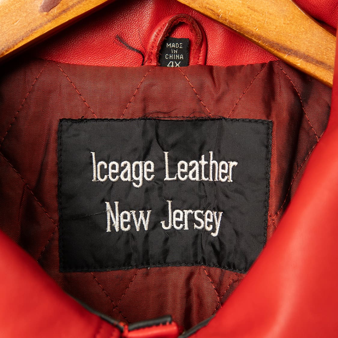 [4XL] 90s~ Iceage Leather 뉴욕양키스 리얼 레더자켓  상품이미지7