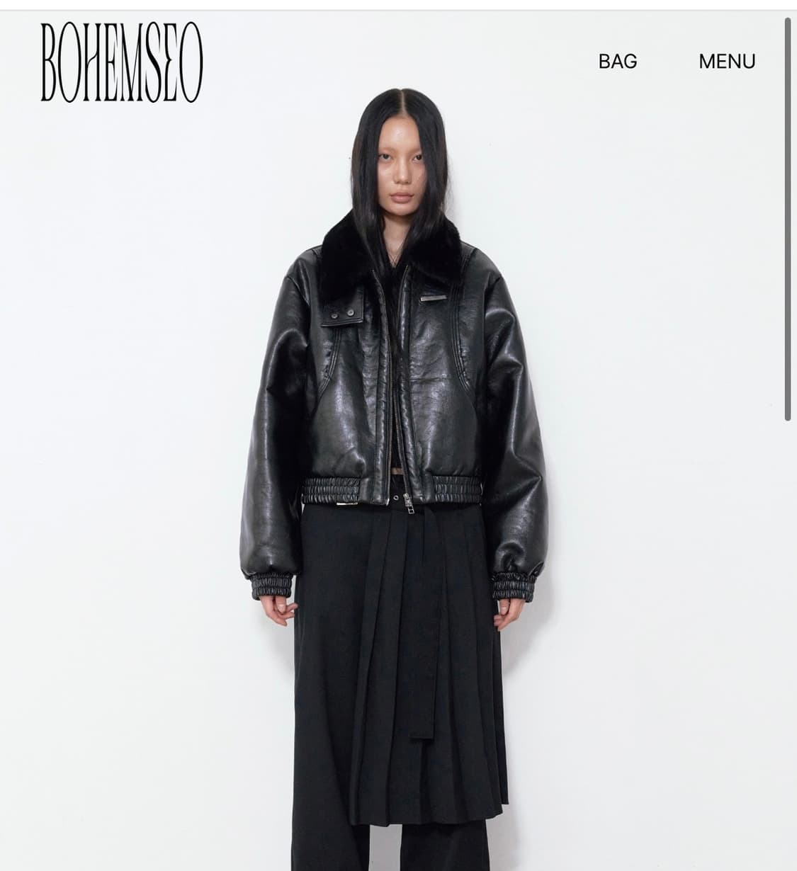 구해요) 보헤미안 서울 무스탕 상품이미지1