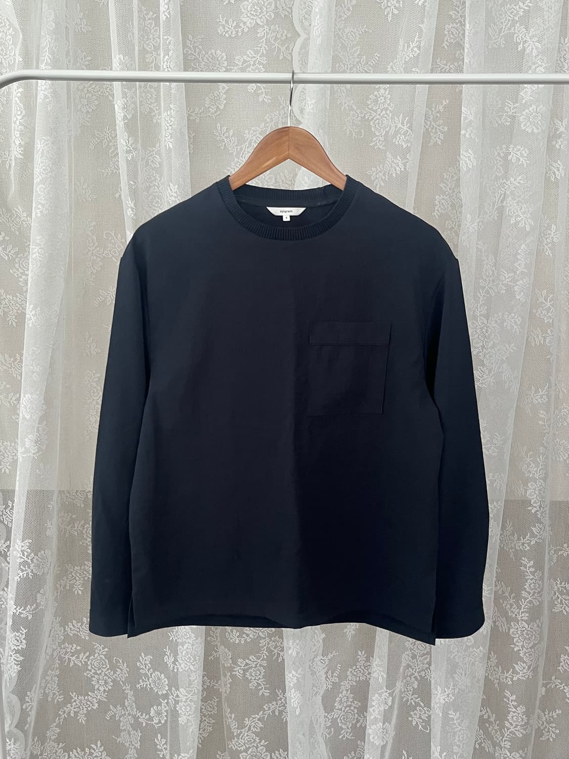 95) 코오롱 에피그램 포켓 긴소매 티셔츠 네이비 상품이미지1