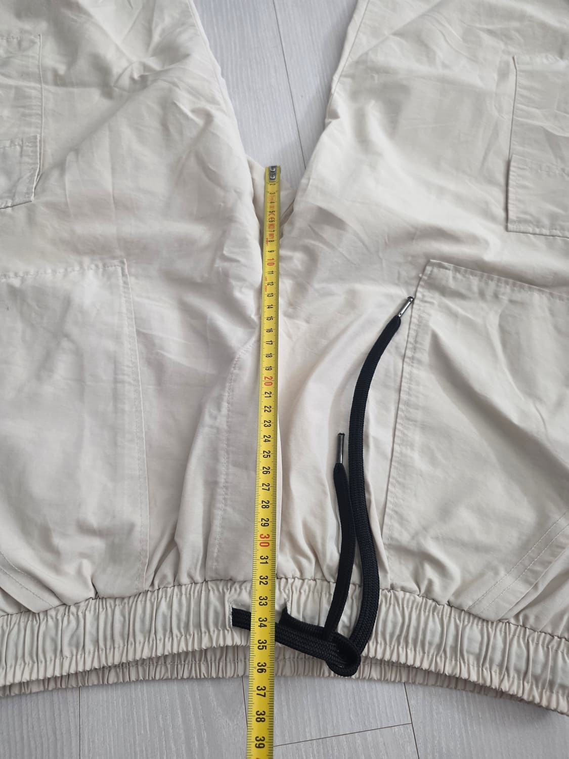 라퍼지 스토어 나일론 카고 팬츠 아이보리 상품이미지5