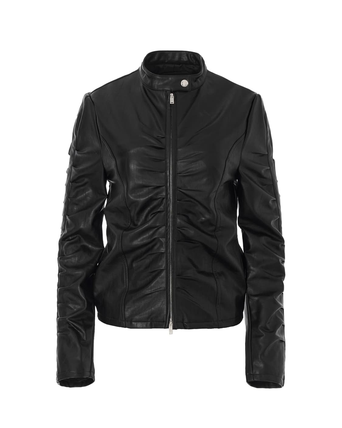 나체 셔링 레더 자켓 블랙 0 상품이미지1