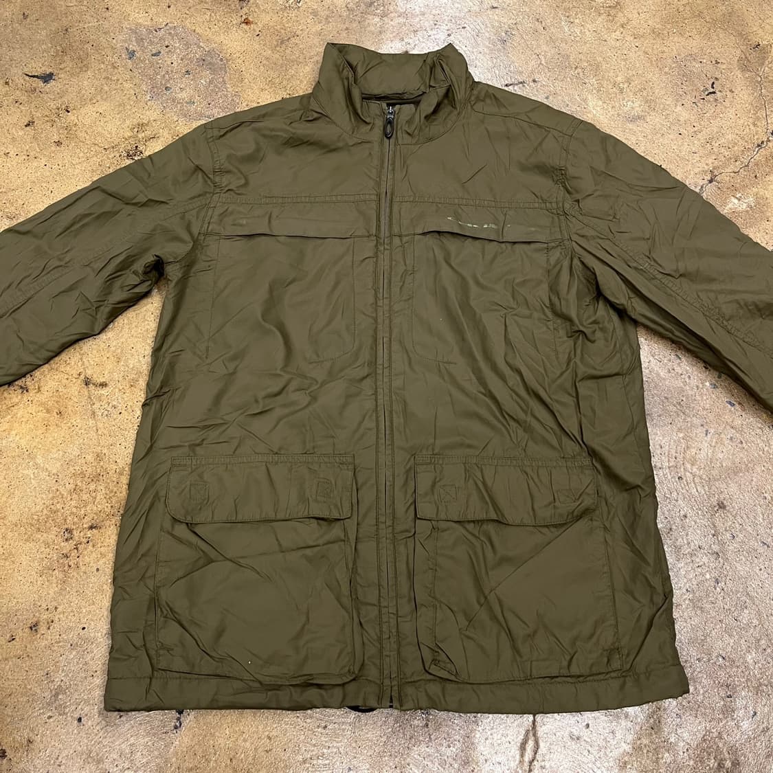 [정품/M] 오클리 바람막이 자켓 카키 b15 상품이미지3