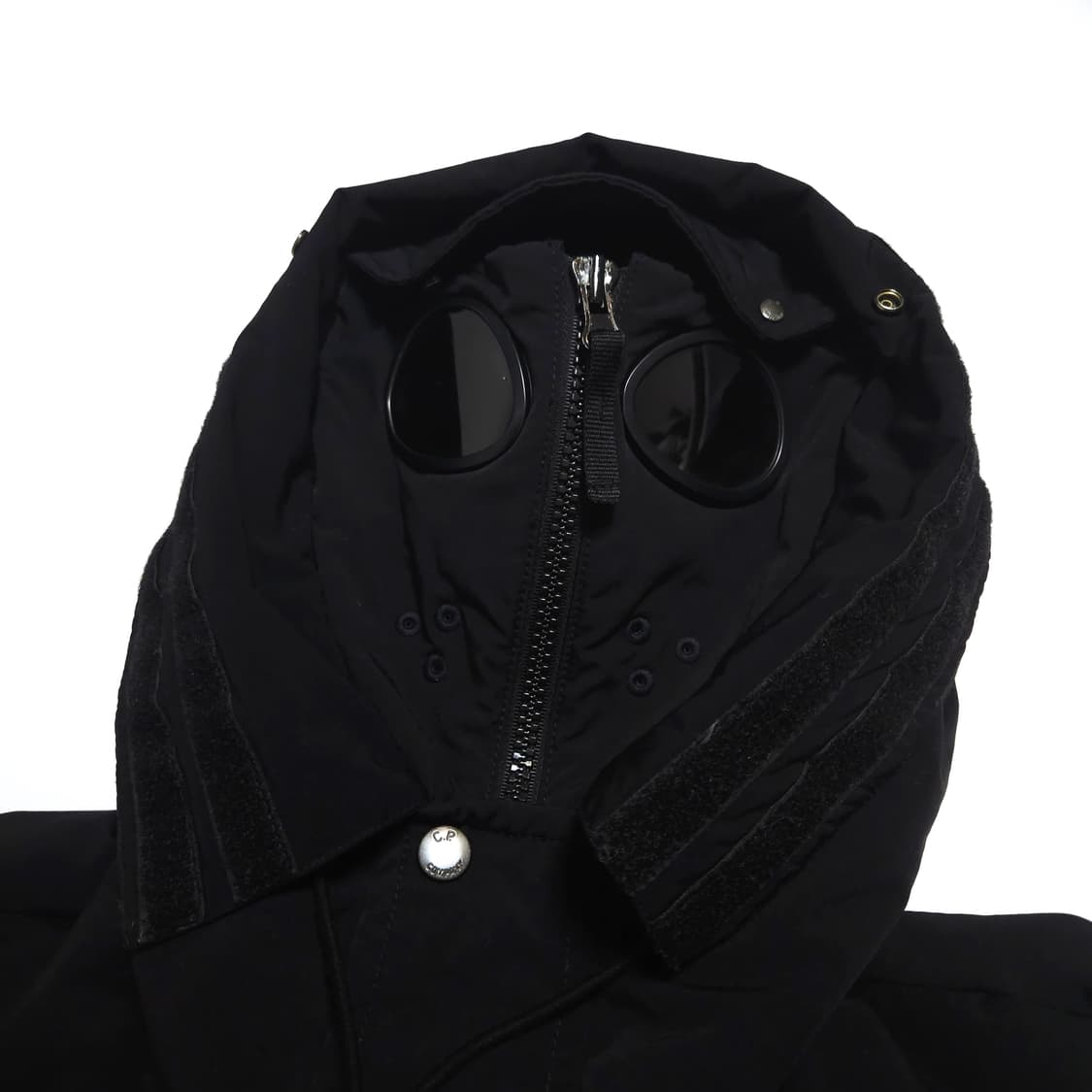 CP컴퍼니 노르지 고글 덕다운 패딩 블랙 상품이미지6