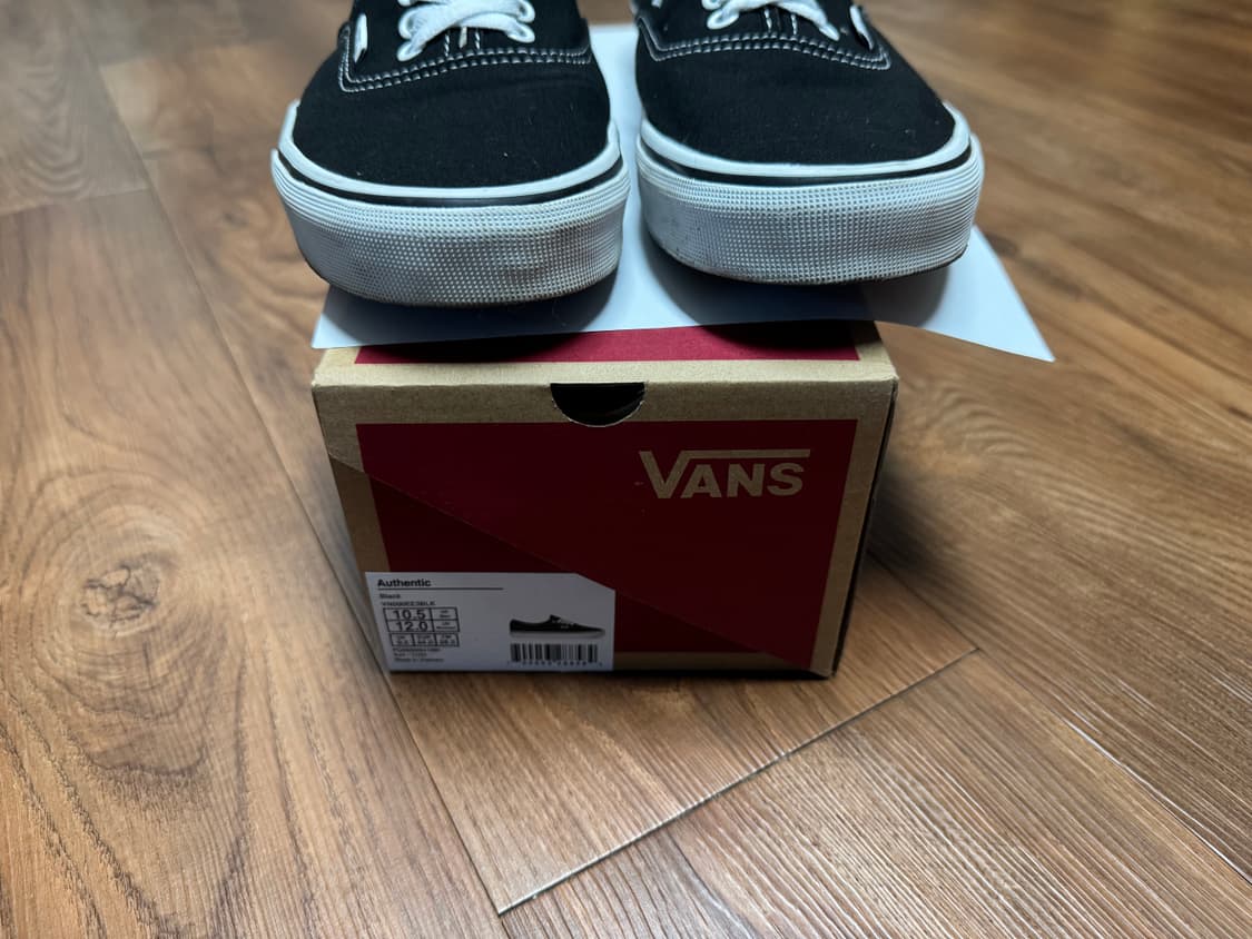 반스 어센틱 블랙 / 285사이즈 / 박스O 상품이미지4