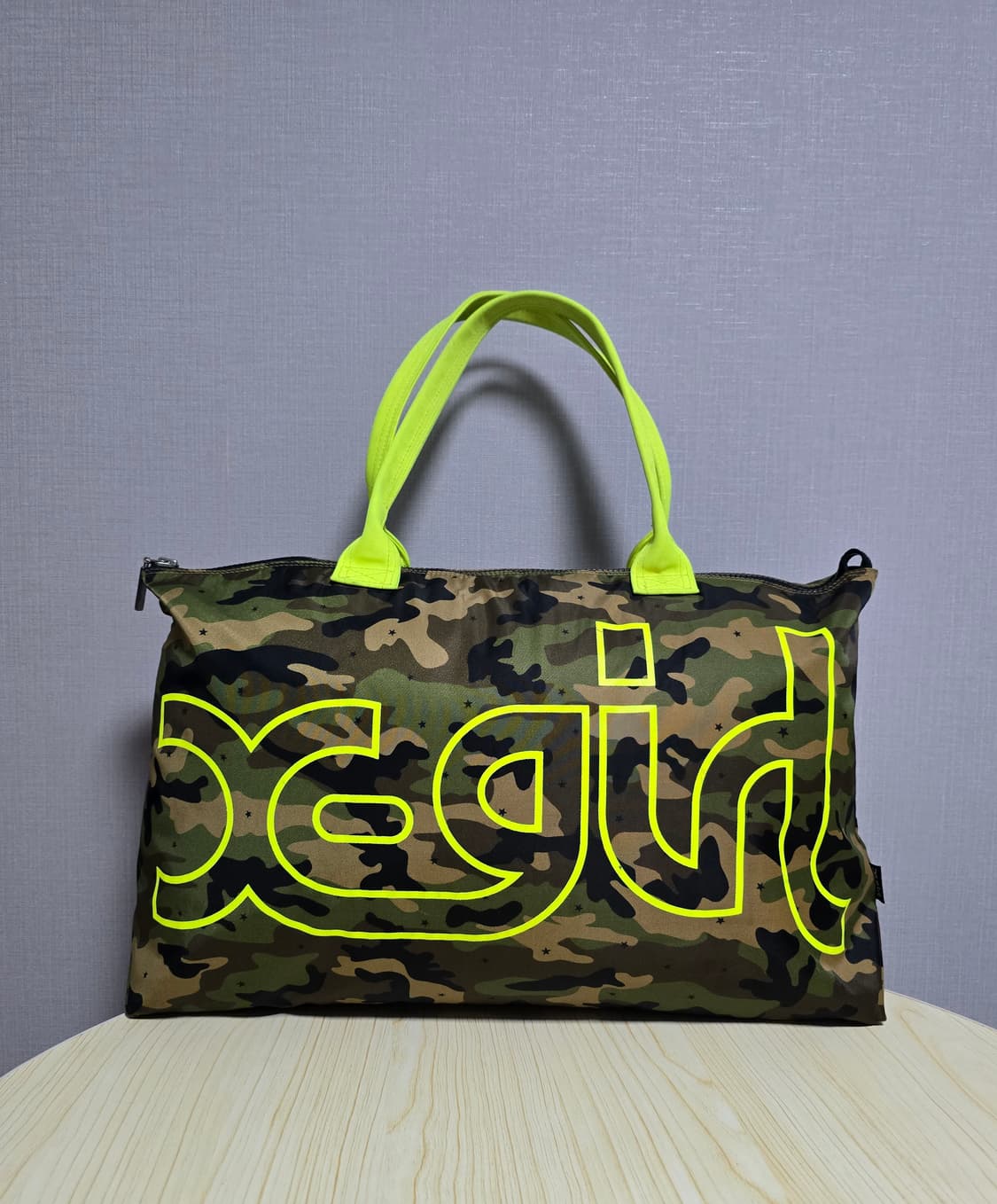 X-girl 엑스걸 카모플라쥬 토트백 상품이미지1