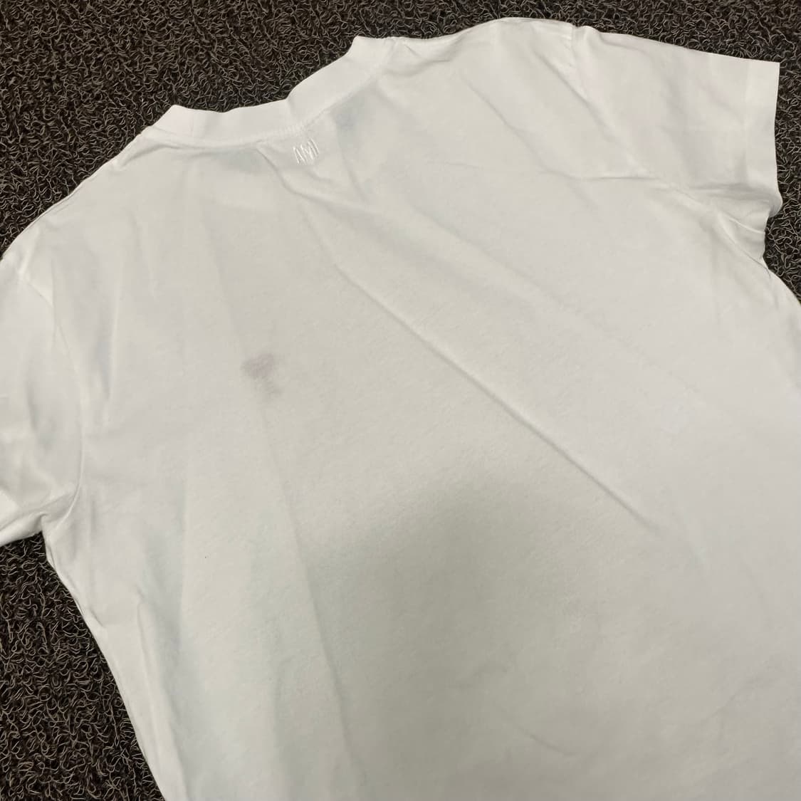 AMI 아미 여성 스몰로고 반팔티셔츠 화이트 상품이미지6