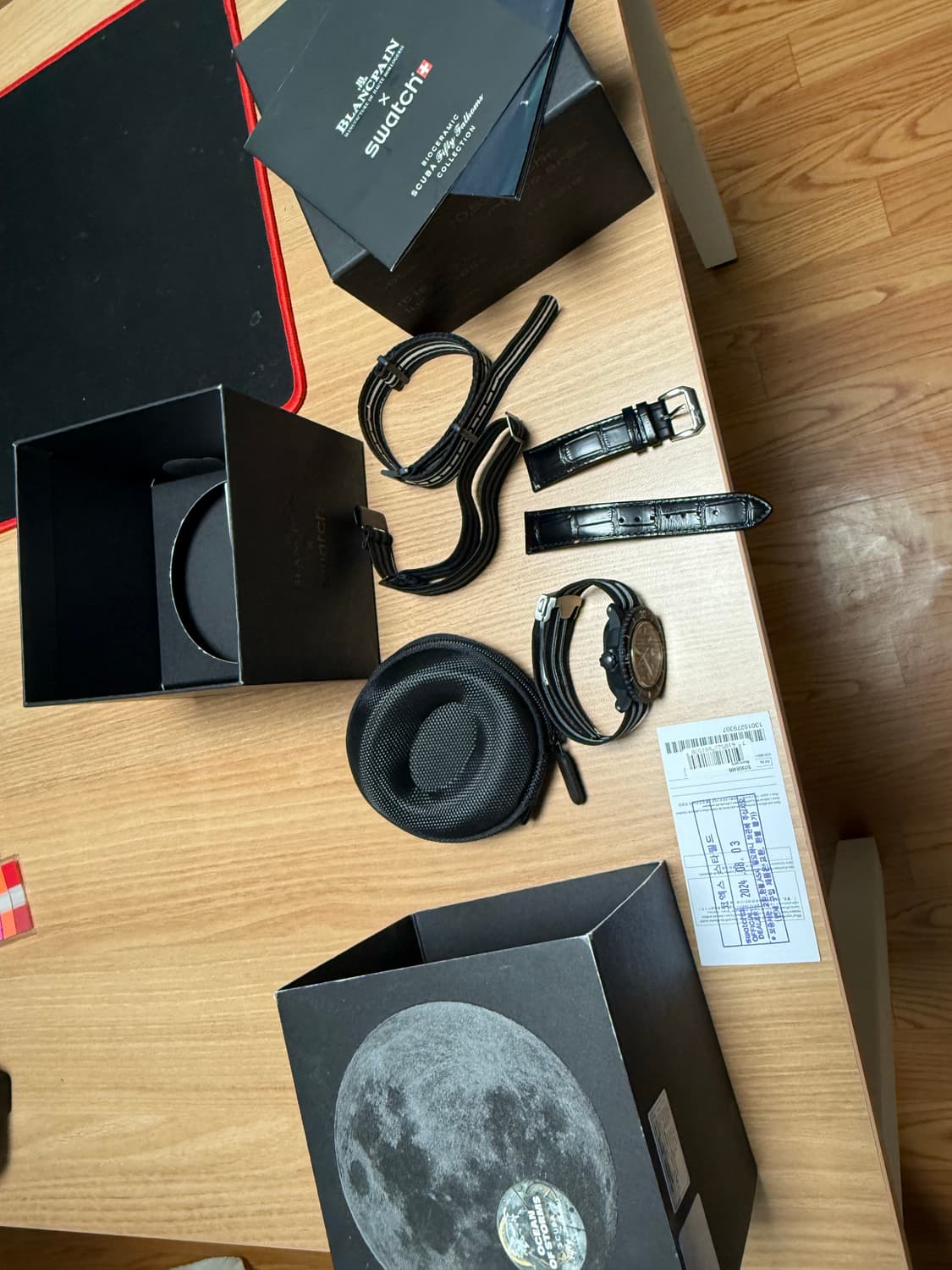 스와치 블랑팡 오션 오브 스톰(블랙) 상품이미지4