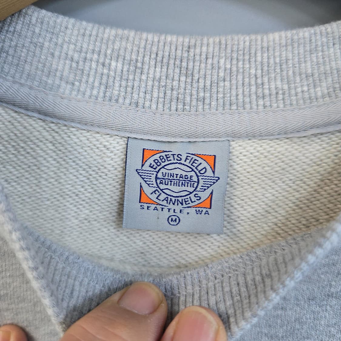 이벳필드 플래널스 맨투맨 M 상품이미지5