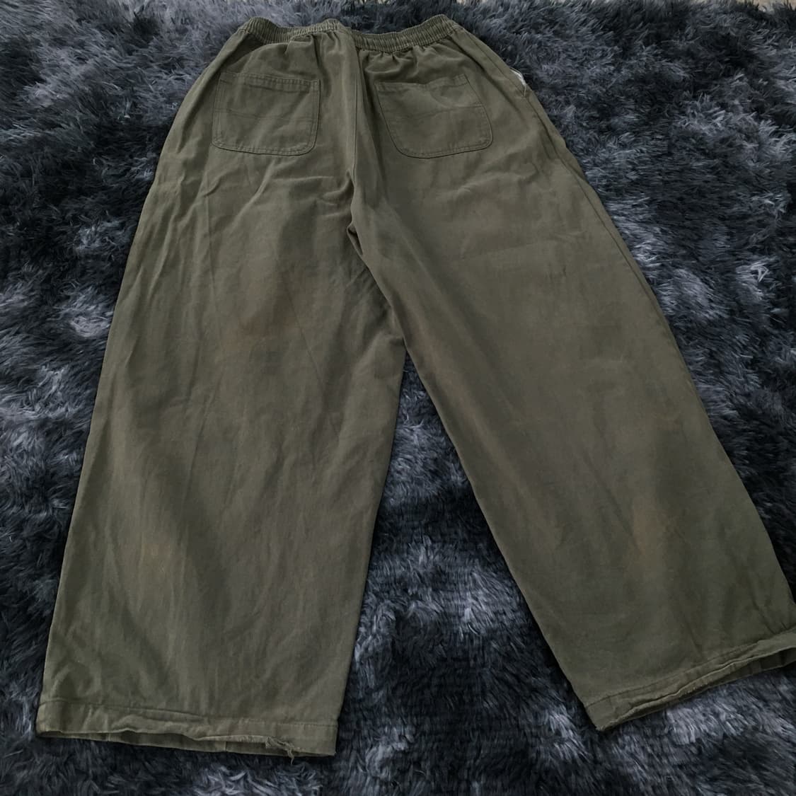 투티/0205 카키 롱 와이드 팬츠 상품이미지3