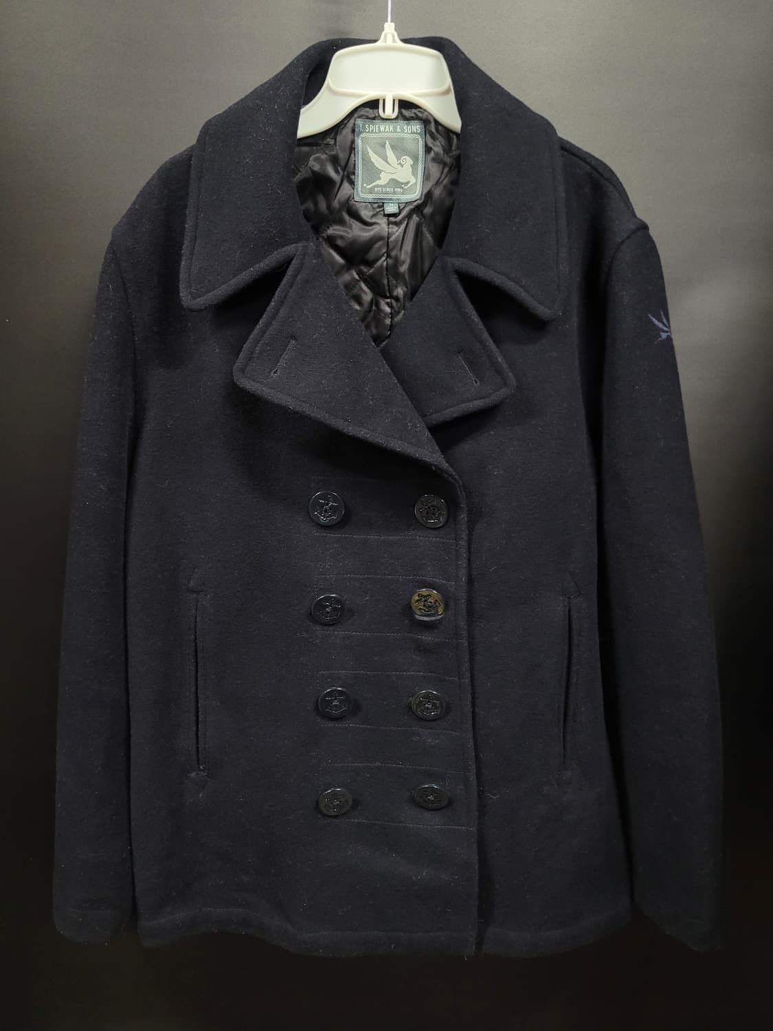 I. SPIEWAK & SONS 스피왁 더블 울 피코트 상품이미지1