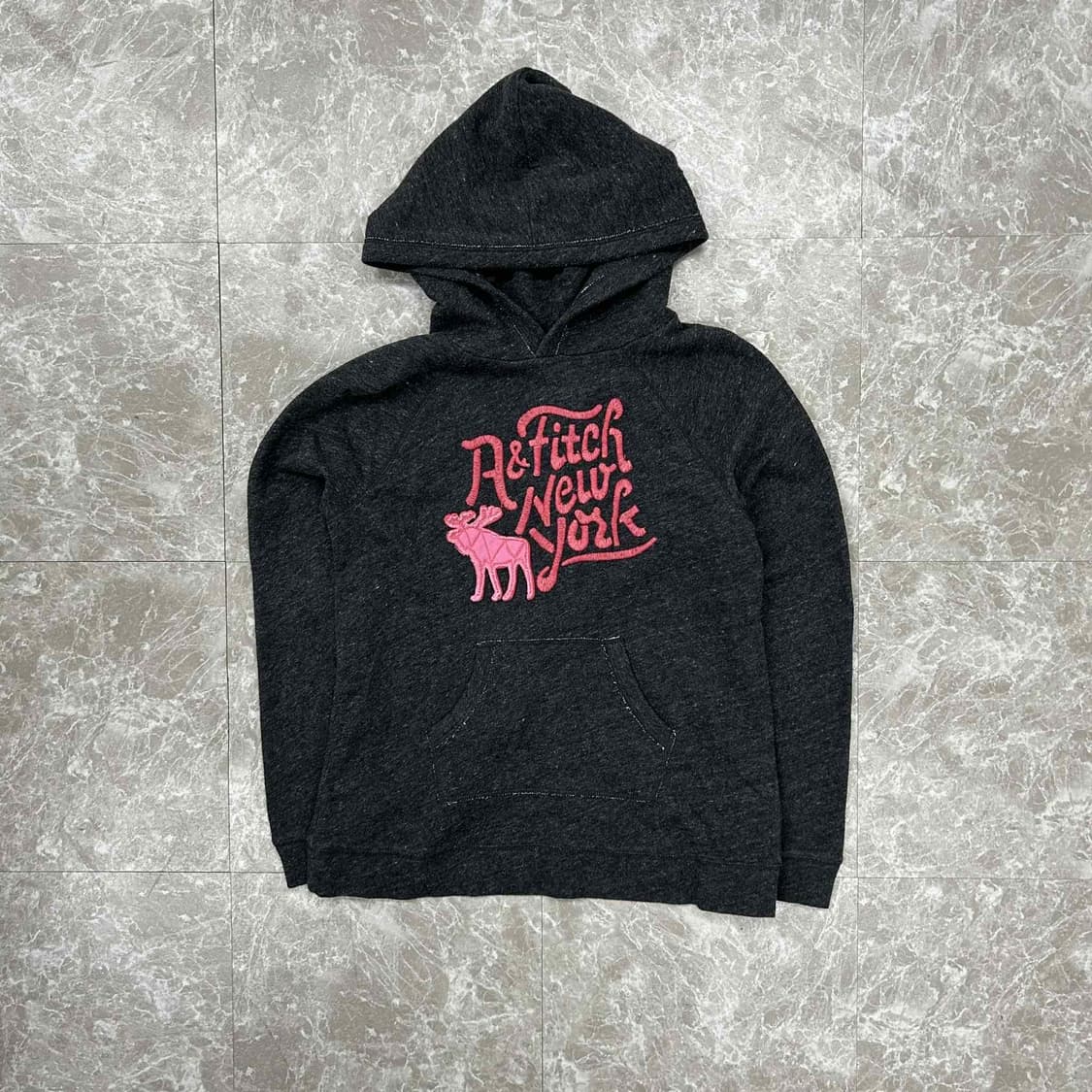 아베크롬비 y2k 여리핏 그레이 스웨트셔츠 후드티 상품이미지2