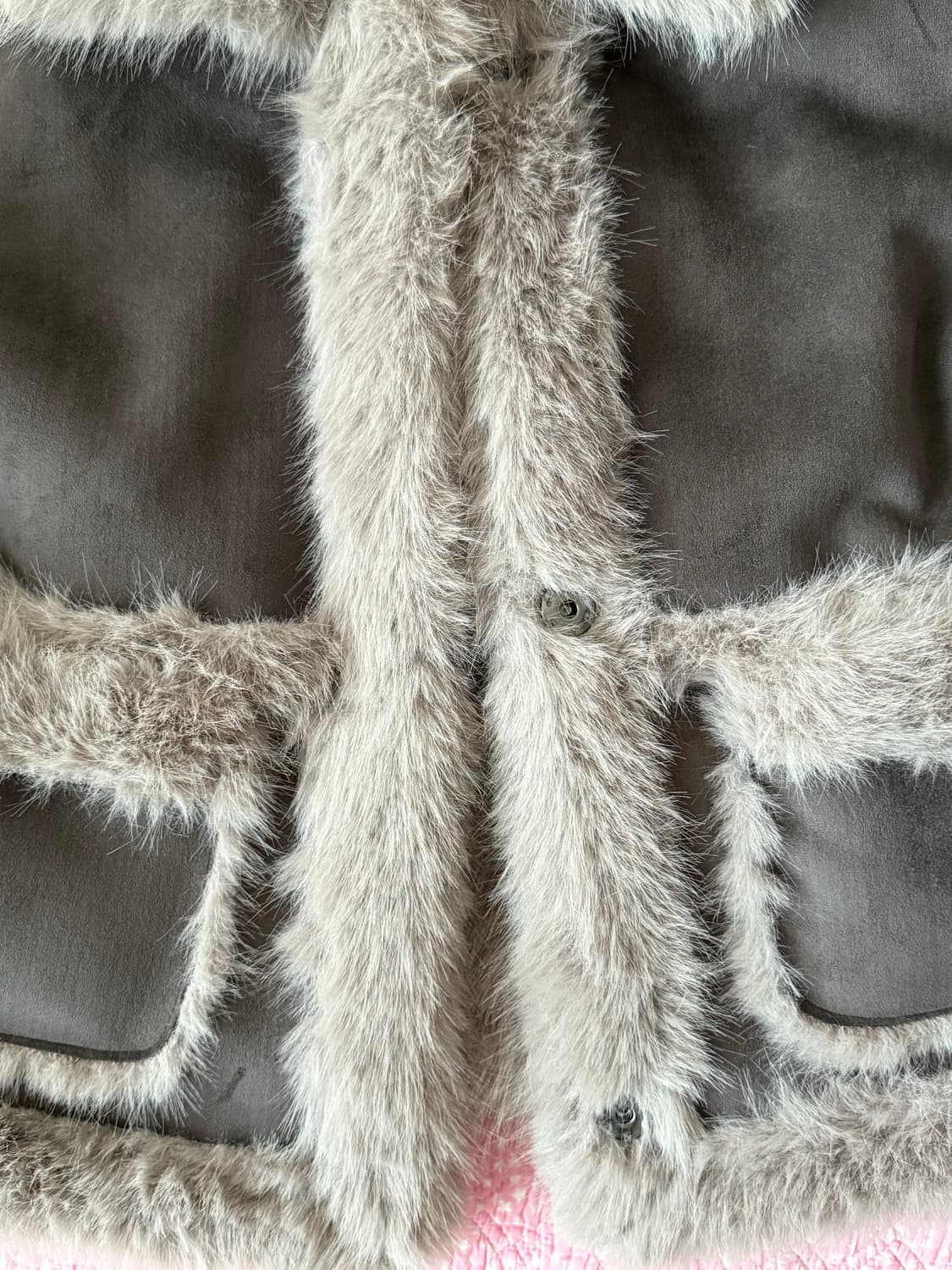 카키포인트 무스탕 챠콜 상품이미지5