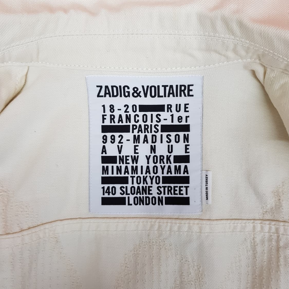 자딕앤볼테르 코튼 데님 자켓 S사이즈 상품이미지6