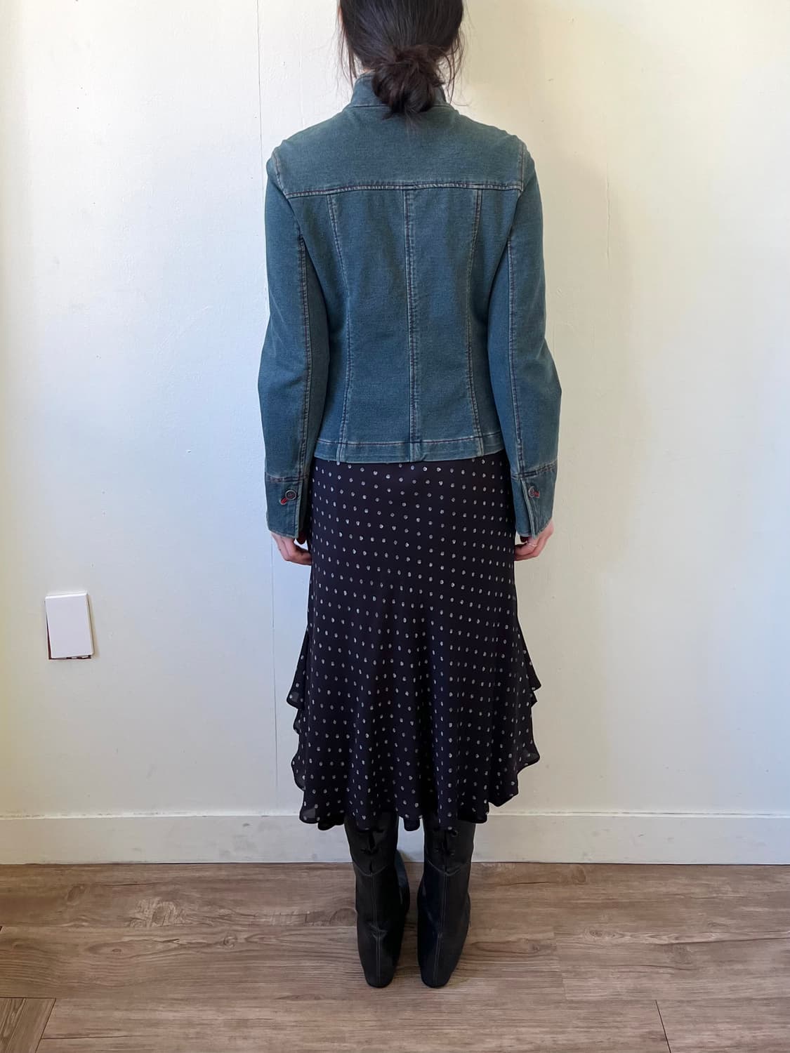 fou foret 스티치 데님 자켓 상품이미지9