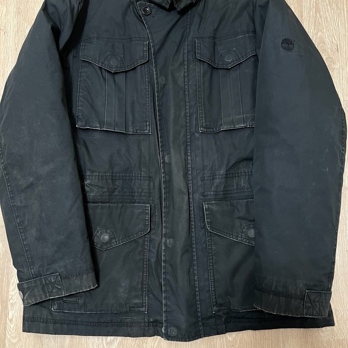 팀버랜드 빈티지 워싱 코튼 포켓 야상 필드자켓 M/95  상품이미지3