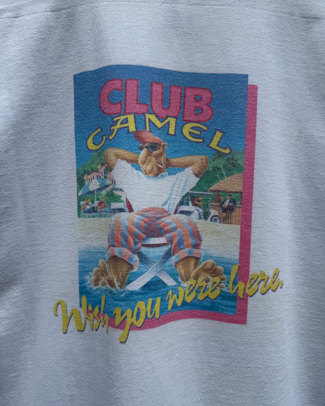 카멜 90s Camel 클럽 맴버스 프로모 빈티지 포켓 티셔츠 상품이미지3