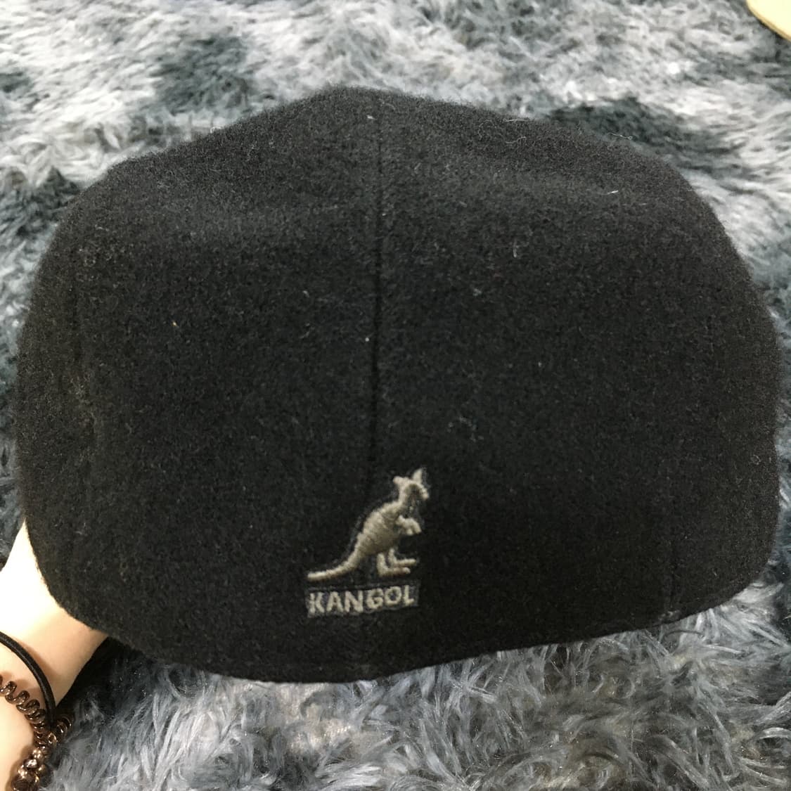 투티/A0 KANGOL 울 헌팅캡 블랙 상품이미지3
