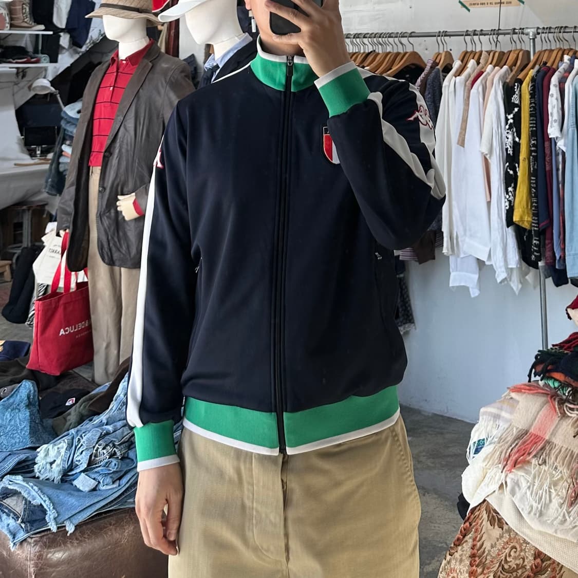 (착용컷) Kappa 이탈리아 트랙 자켓 (남성용 M) 상품이미지4