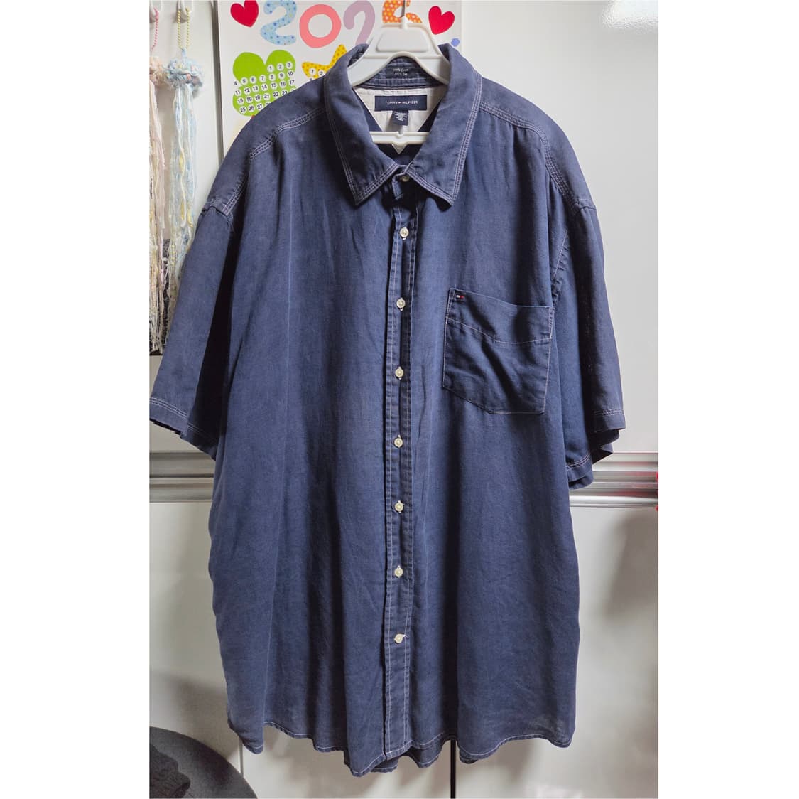 타미힐피거 린넨 반소매 셔츠 상품이미지2