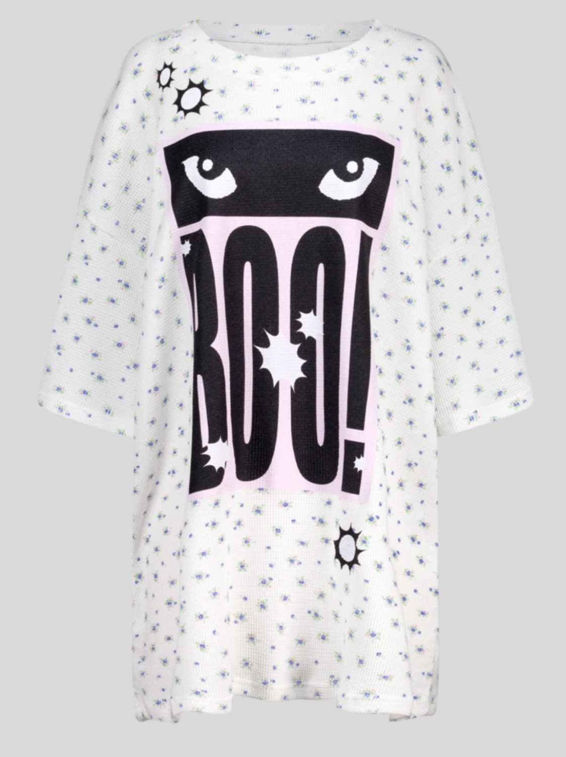 샵페어리 cat's eyes flower waffle top 와플탑 상품이미지1