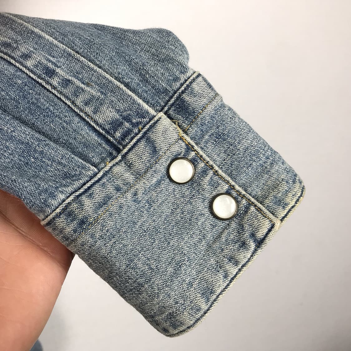 리바이스 데님 셔츠 남방 슬림핏 남성L (100) 상품이미지5