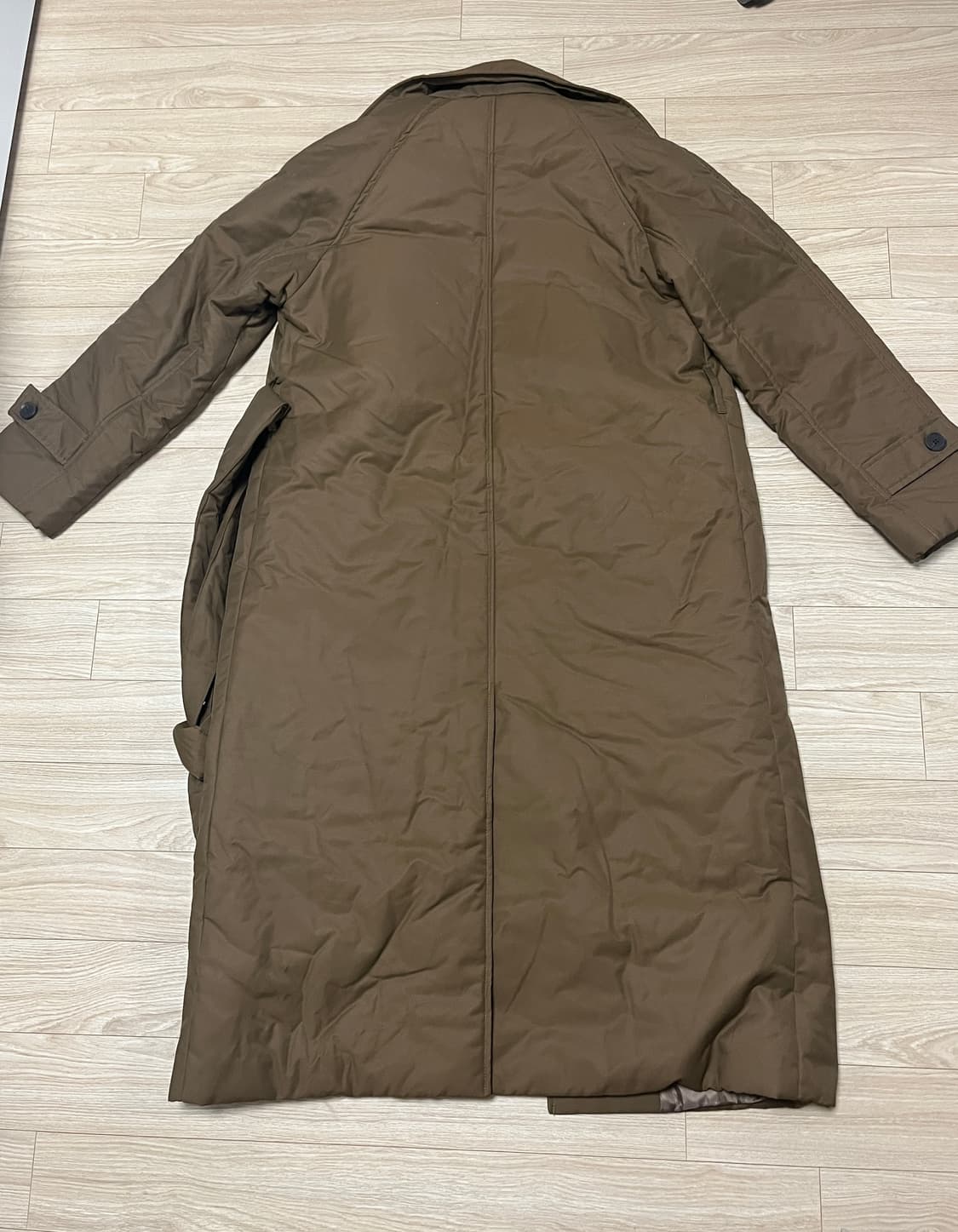 롱패딩 브라운 & 베이지 FREE(새상품) 상품이미지4