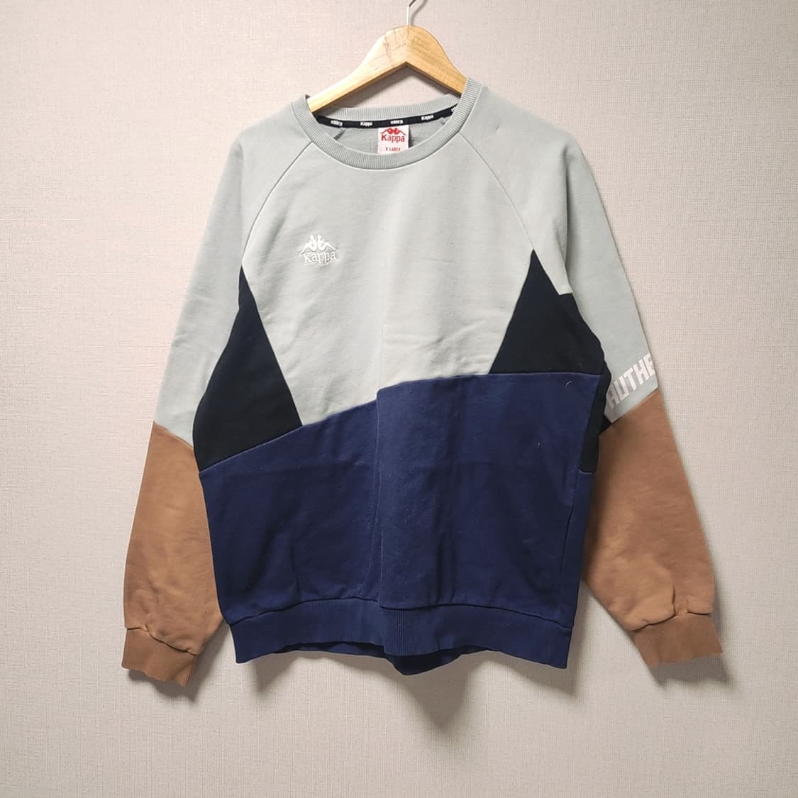 [XL] 카파 컬러블록 맨투맨 상품이미지1