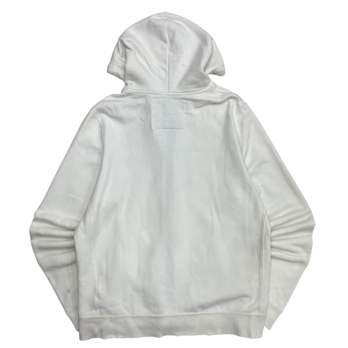 아베크롬비 센터로고 화이트 후드집업 XXL 상품이미지3