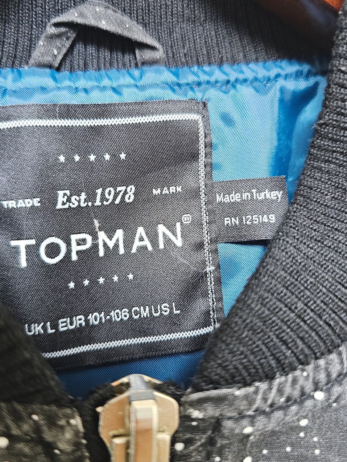 TOPMAN 도트 블루종 상품이미지3