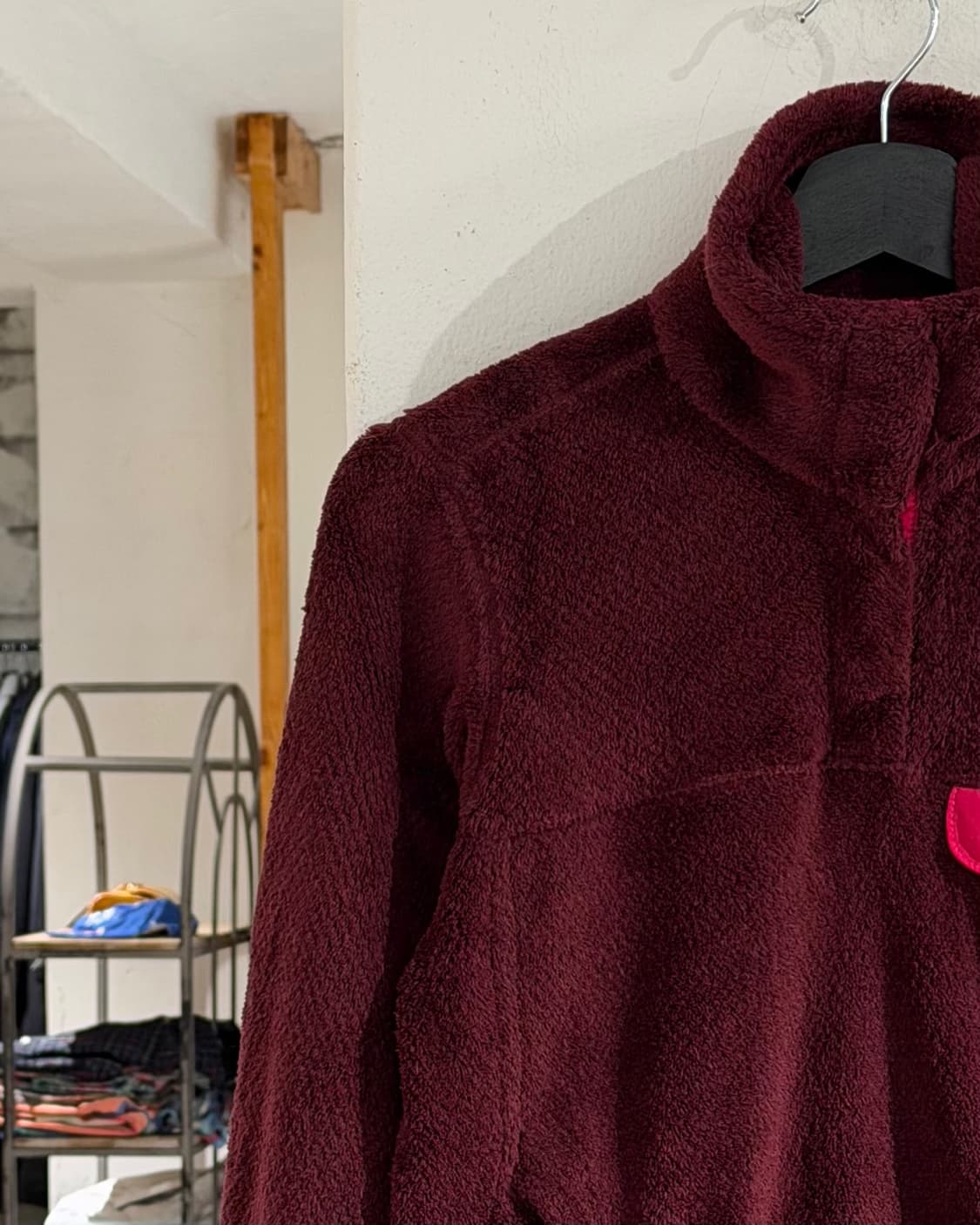 파타고니아 우먼스 버건디 리툴 스냅티 풀오버 플리스 상품이미지2