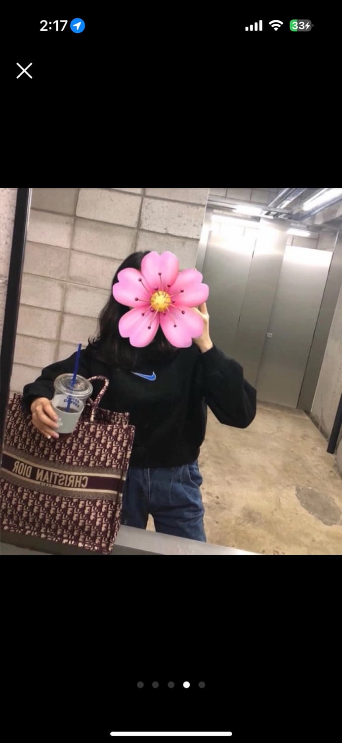 디올 북토트백 라지 버건디색상 판매 상품이미지4