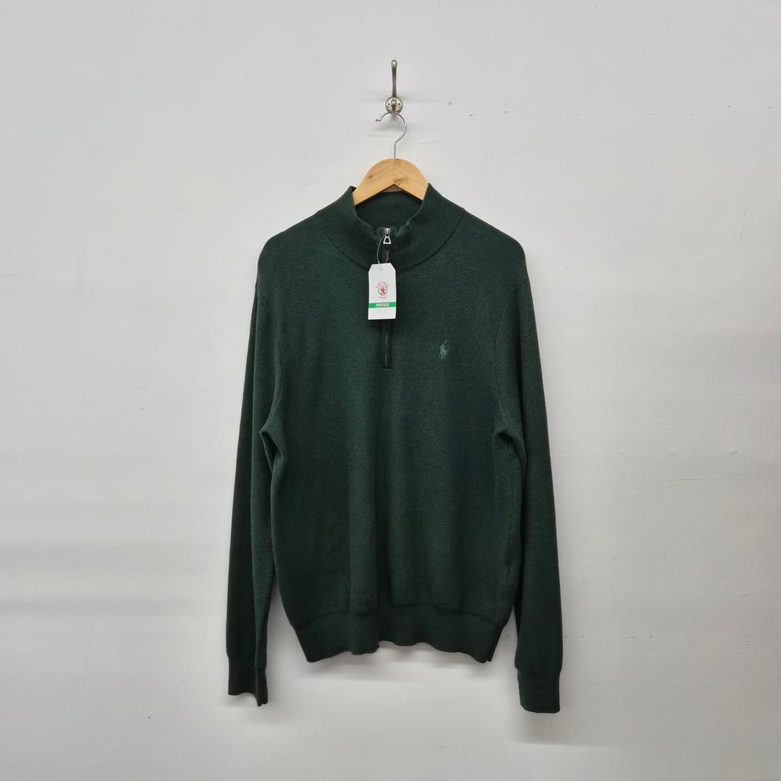 폴로 랄프로렌 하프넥 니트 그린 남성 L 상품이미지1