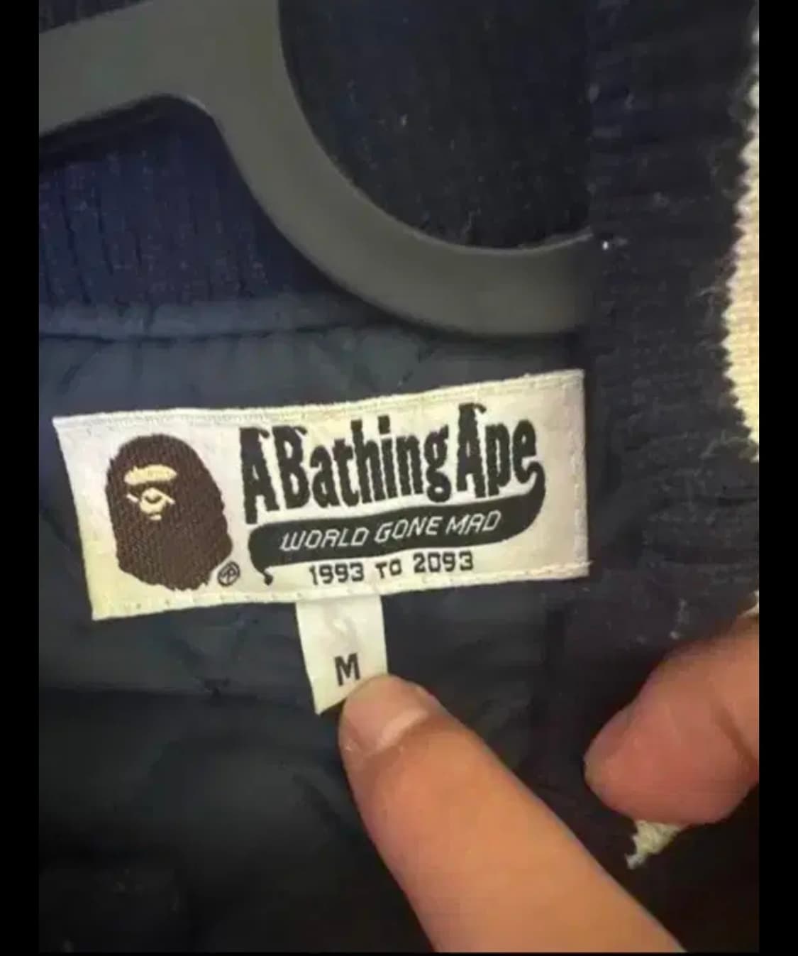 베이프 스타 바시티자켓 팔아요(휘기매물) 상품이미지6