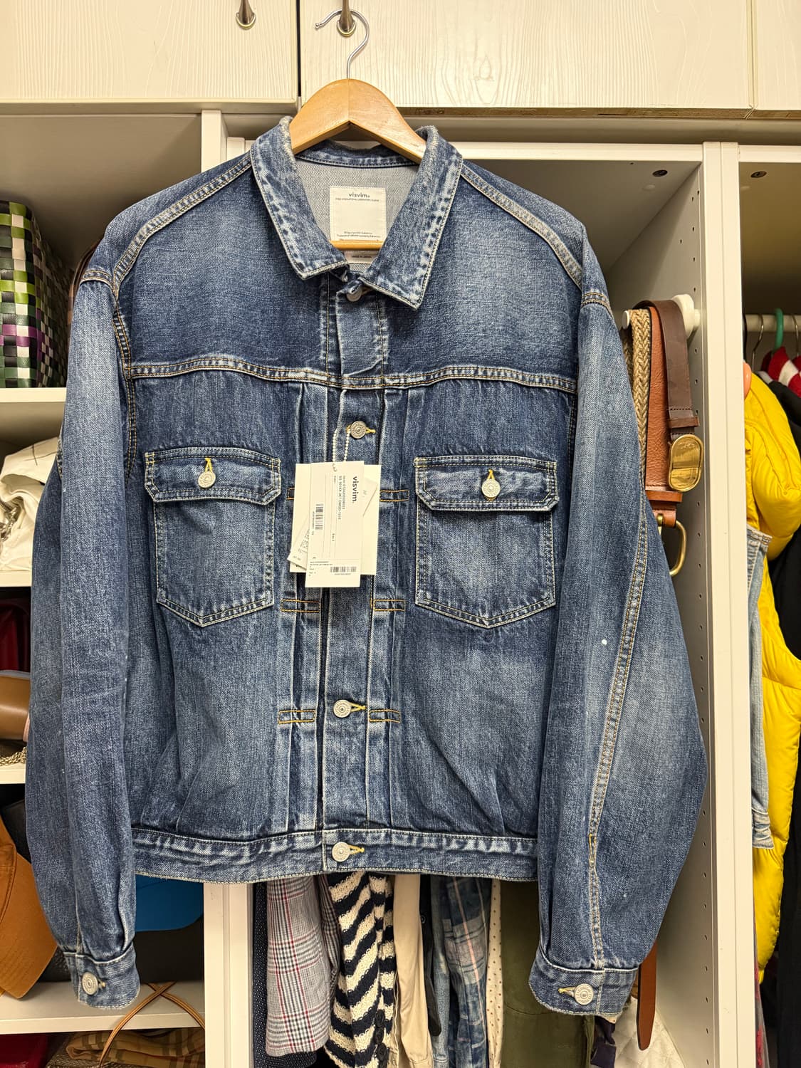 [3]비즈빔 24AW 101xx JKT D1010 데님 자켓 상품이미지1