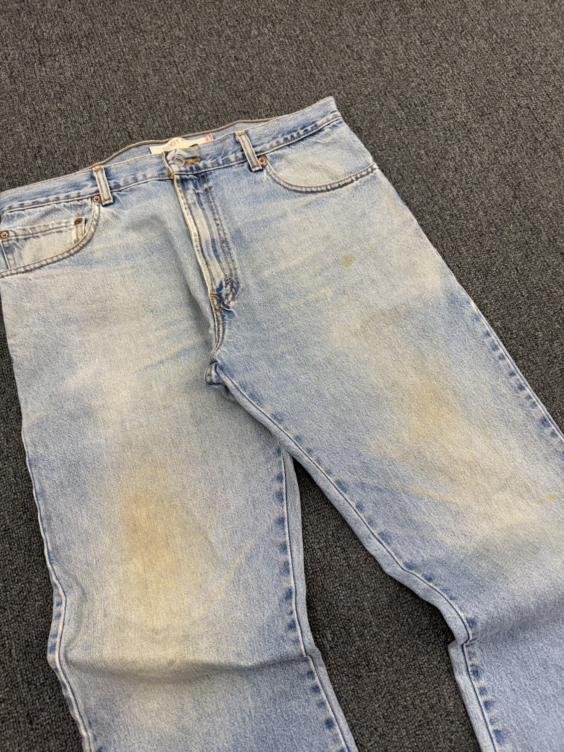 35)리바이스 517 빈티지 연청 부츠컷 데님팬츠 상품이미지4